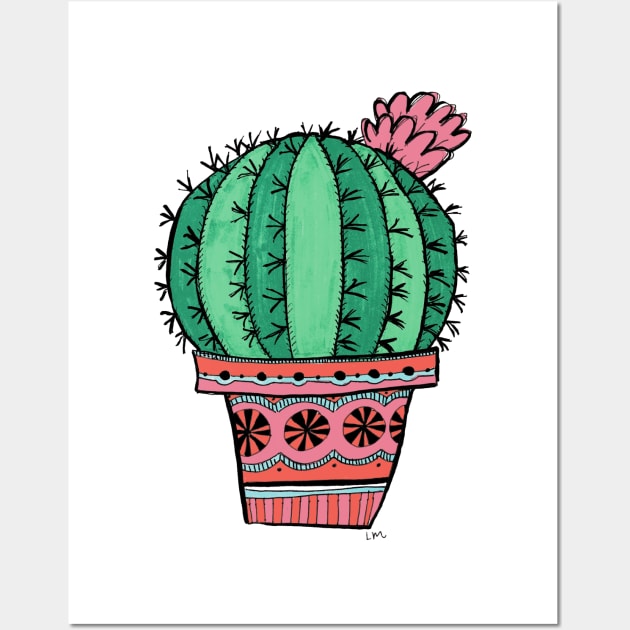 Ball Cactus Wall Art by LauraKatMax